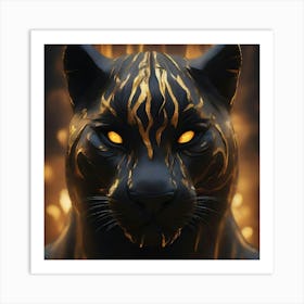 Panther'S Head Art Print