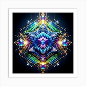 Star Of David 1 Art Print