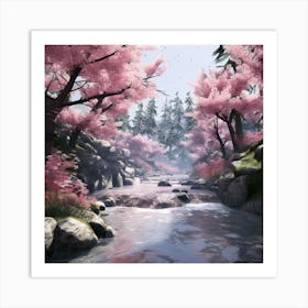 Sakura Blossoms Art Print