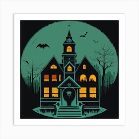 Haunted House 17 Art Print