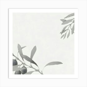 Olive Branch 1 Art Print