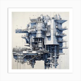 Futuristic City Art Print