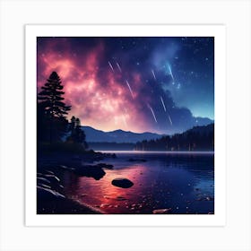 Starry Night Sky Art Print