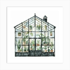 Greenhouse 4 Art Print