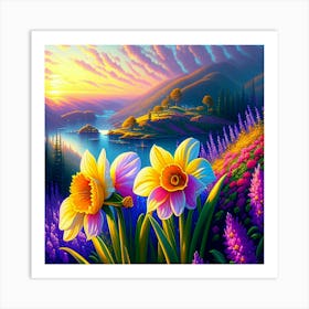 Daffodils 1 Art Print