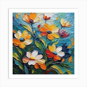 Flowers Painting Art Print