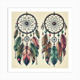 Tattoo Dreamcatcher 3 Art Print