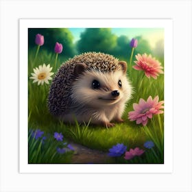 Petals and Prickles Art Print