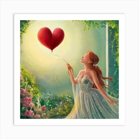 A Stunning Illustration Depicting A Woman Letting Mhmm2xxarncppksbjejwwq Bxurp3wytq Jv5irsjrccq Art Print