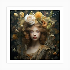 Flower Girl Art Print