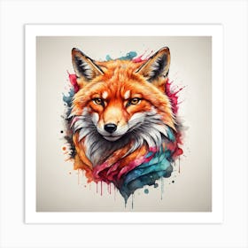 Fox Print Art Print