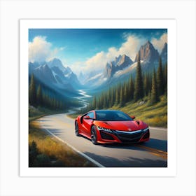 Acura Nsx Art Print