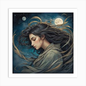 Sleepless Wind Art Print 2 Art Print