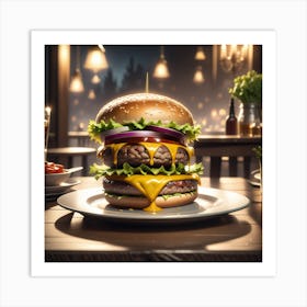 Burger 31 Art Print