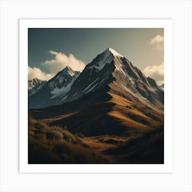 Mountain Landscape - Mountain Stock Videos & Royalty-Free Footage Art Print