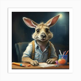 Kangaroo 20 Art Print