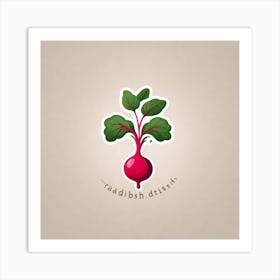 Beet Logo 1 Art Print