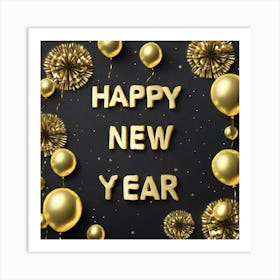 Happy New Year 26 Art Print