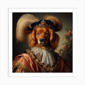 King'S Dog Art Print