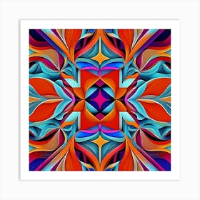 Abstract Psychedelic Design Art Print