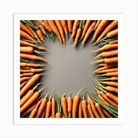 Carrots In A Circle 20 Art Print