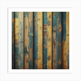 Old Wooden Planks Art Print