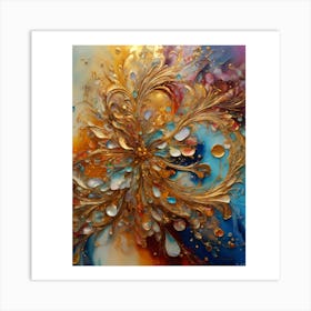 Abstract Painting 17 Art Print