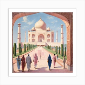 Taj Mahal Art Print