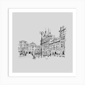 Prague Old Town Art Print