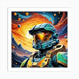 Chief of Halo Art Print