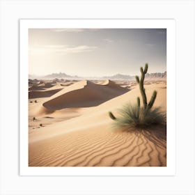 Desert Landscape 1 Art Print