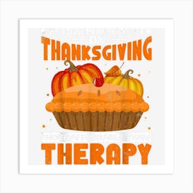 Eating Pumpkin Pie On Thanksgiving Funny Turkey Graphic Art Print