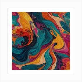 Abstract Painting 1155 Art Print