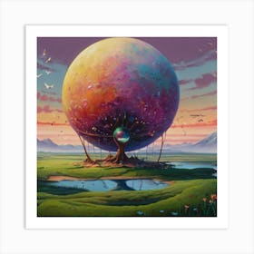 Ball In The Sky Art Print