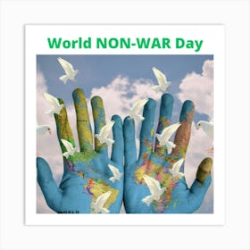 World Non War Day Art Print