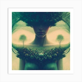 Ethereal Woman Art Print