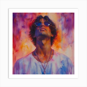 Man In Sunglasses Art Print