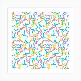 zig zags Art Print