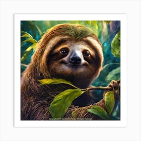 Sloth Art Print