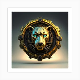 Tiger Head Art Print