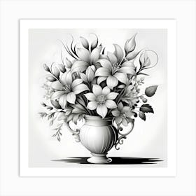 Flowers In A Vase 87 Art Print