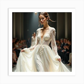 Wedding Dress 5 Art Print