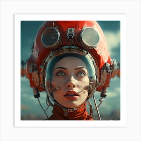 Sci-Fi Girl Art Print