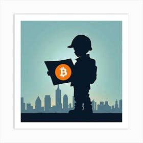 Bitcoin In Chicago Art Print