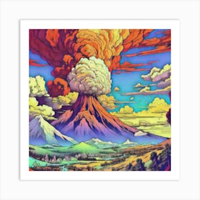 Psychedelic Painting Art Print