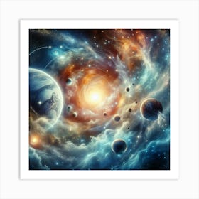 Nebula Art Print