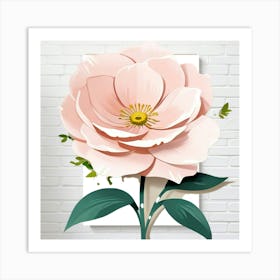 Peony Flower Art Print