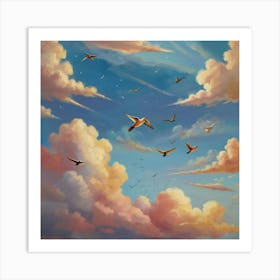 Birds In The Sky 1 Art Print