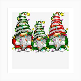 Christmas Gnome Cute Gnomies Merry Christmas Men Women Kids Art Print