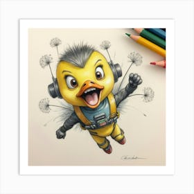 Ducky 10 Art Print